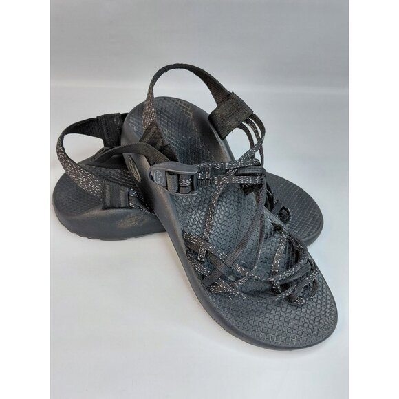 Chaco Women's Size 8 w Black Z/2 Unsweep Sandals Adjustable Straps - Picture 6 of 10